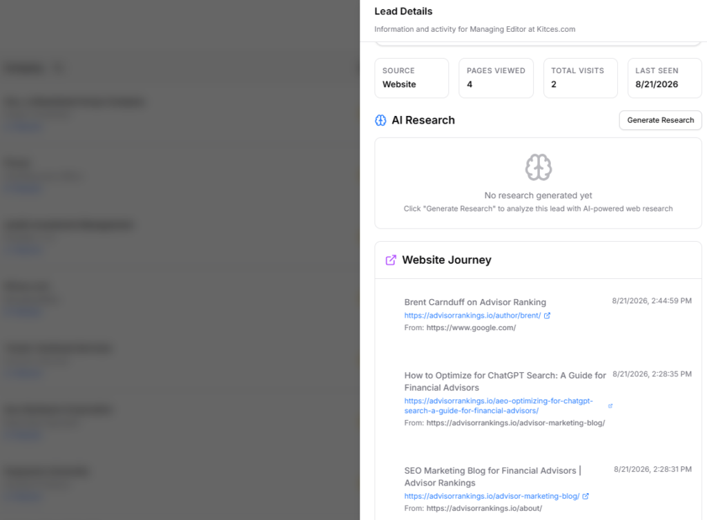 Convert: WealthReach conversion software